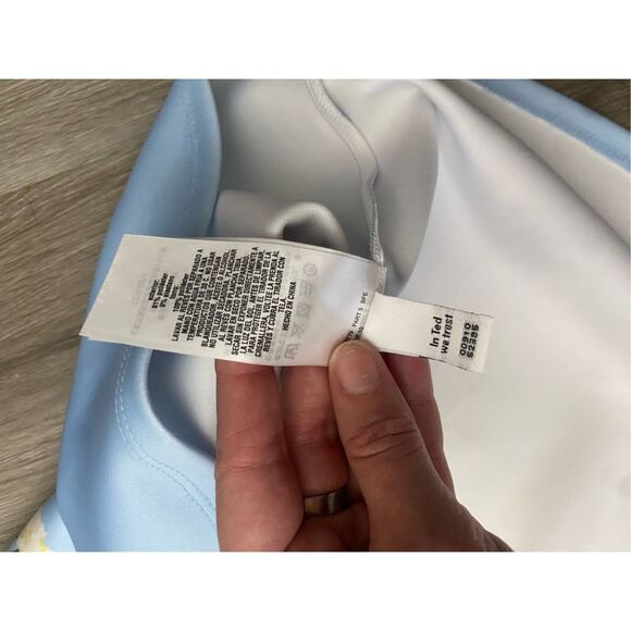 Ted Baker Effrae Harmony Cold-Shoulder Dress - Pale Blue, Sz 1 (Small) - Picture 10 of 11